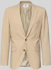Digel slim fit 2-knoops colbert met klepzakken model 'Allan'