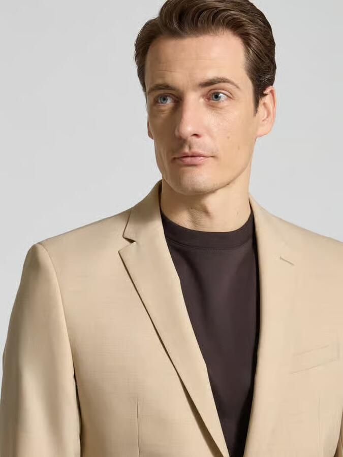 Digel slim fit 2-knoops colbert met klepzakken model 'Allan'