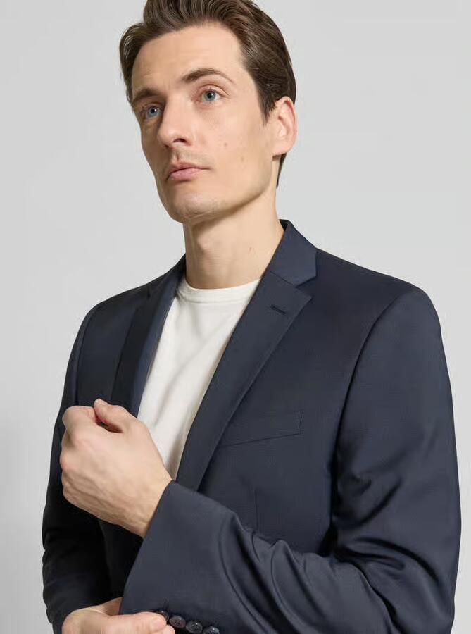 Digel slim fit 2-knoops colbert met klepzakken model 'Allan'