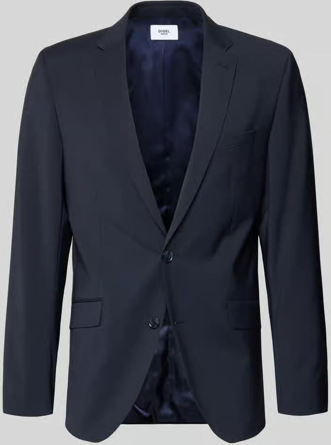 Digel slim fit 2-knoops colbert met klepzakken model 'Allan' - Foto 2