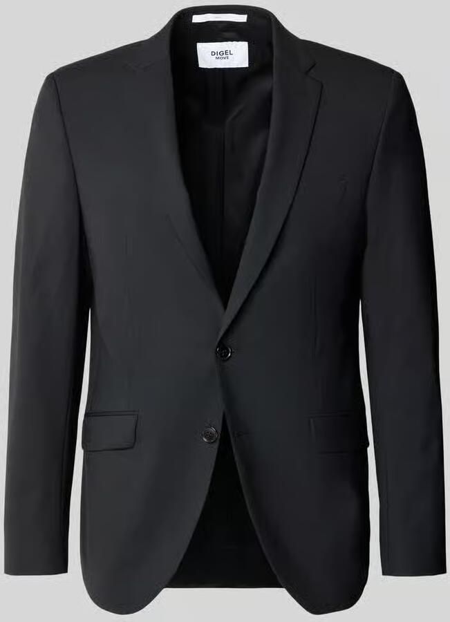Digel slim fit 2-knoops colbert met klepzakken model 'Allan' - Foto 2