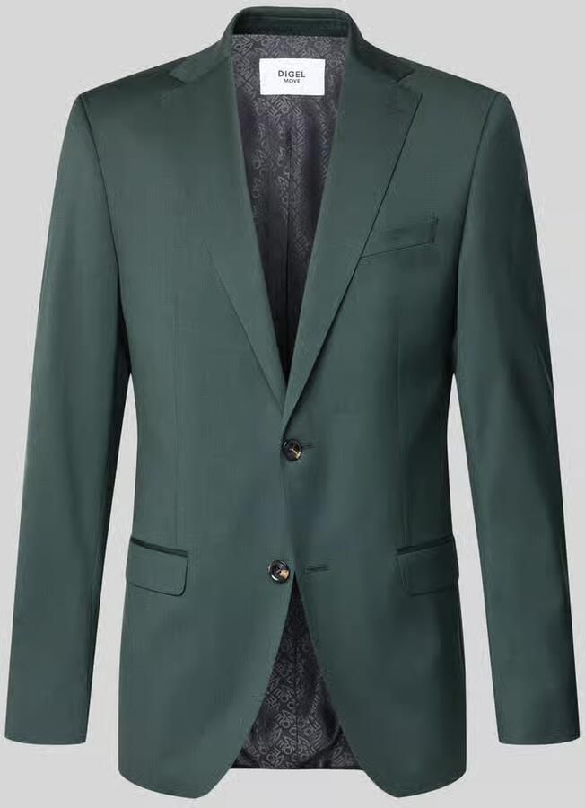 Digel slim fit 2-knoops colbert met klepzakken model 'Move Alesso' - Foto 2