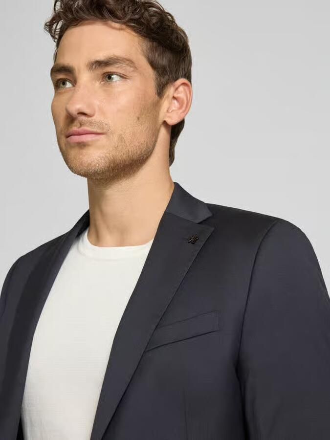 Digel slim fit 2-knoops colbert met klepzakken model 'Move Alesso'
