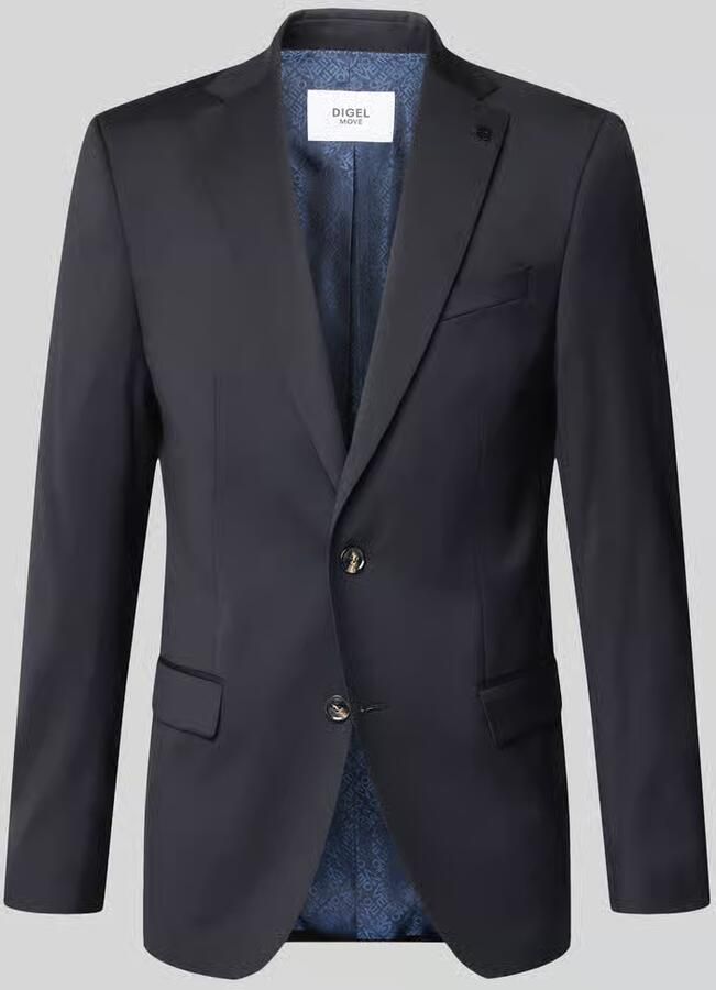 Digel slim fit 2-knoops colbert met klepzakken model 'Move Alesso' - Foto 2