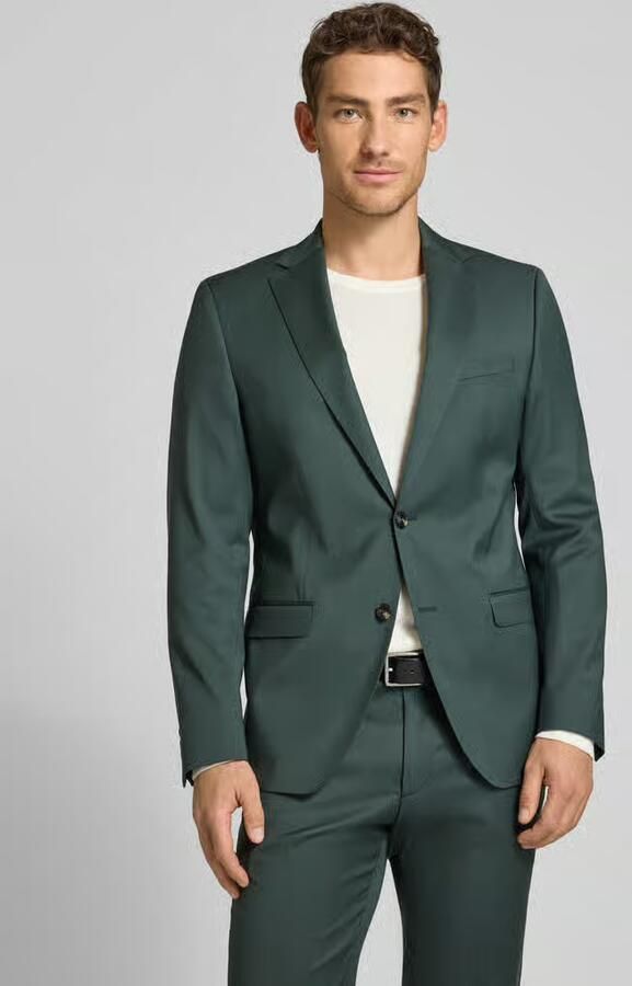 Digel slim fit 2-knoops colbert met klepzakken model 'Move Alesso' - Foto 4