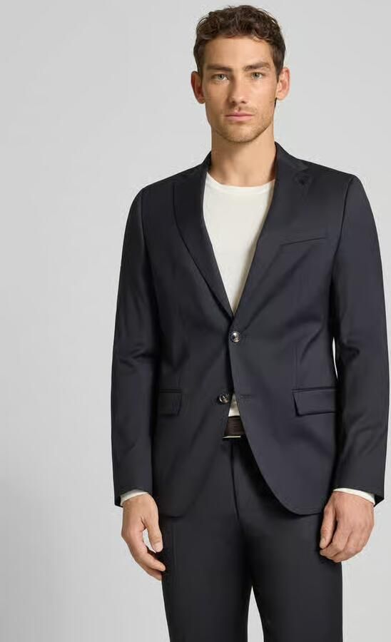 Digel slim fit 2-knoops colbert met klepzakken model 'Move Alesso' - Foto 3