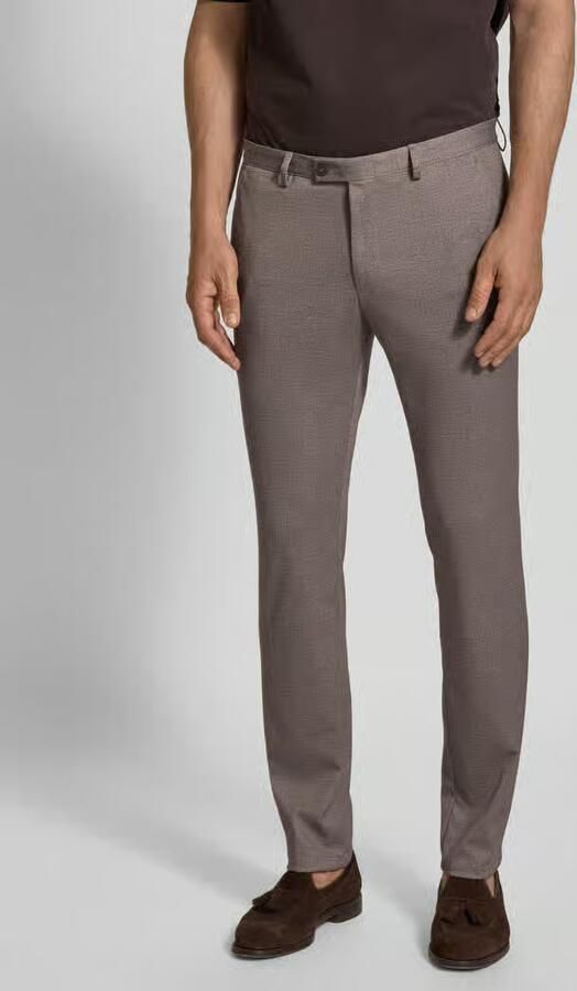 Digel Slim fit pantalon met achterzakken model 'Ano' - Foto 2