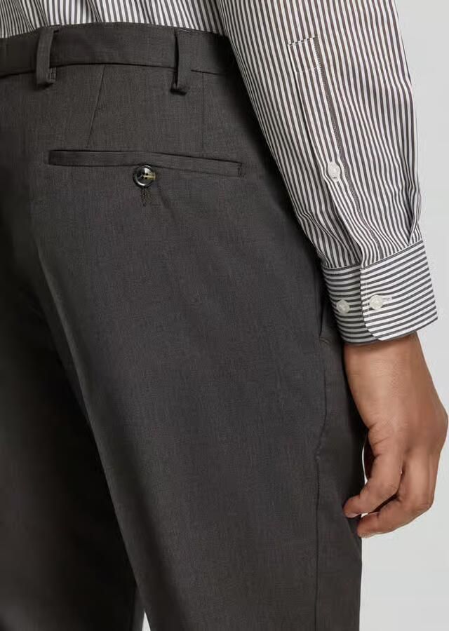 Digel Slim fit pantalon met persplooien model 'Move Apollo' - Foto 2