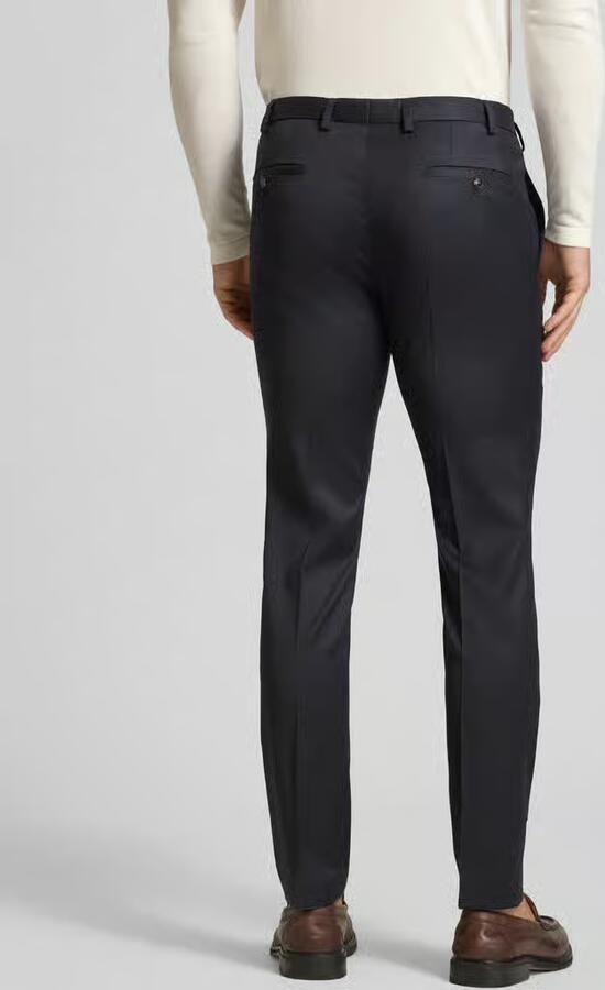 Digel Slim fit pantalon met persplooien model 'Move Apollo'
