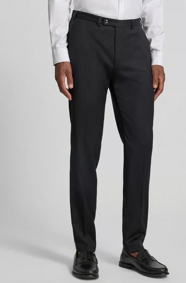 Digel Slim fit pantalon met persplooien model 'Move Apollo' - Foto 2