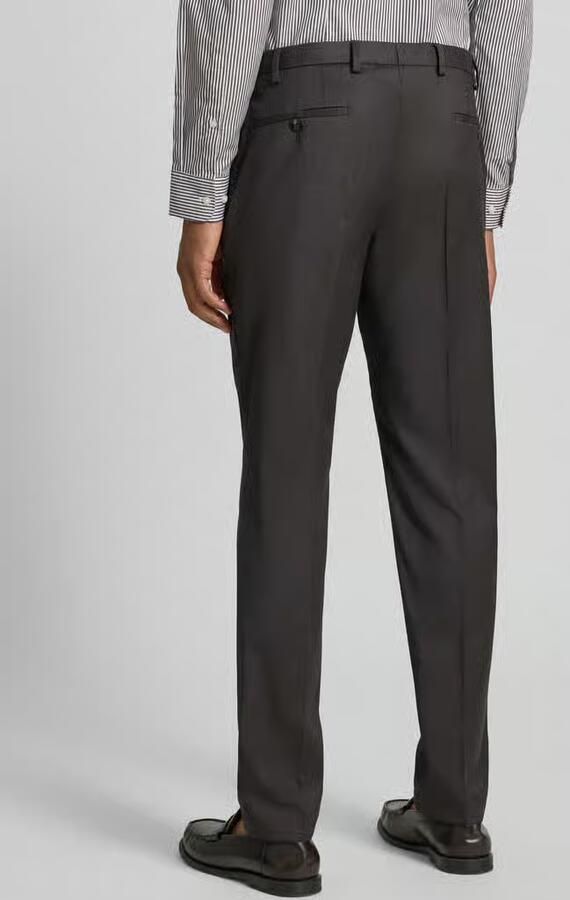 Digel Slim fit pantalon met persplooien model 'Move Apollo' - Foto 4