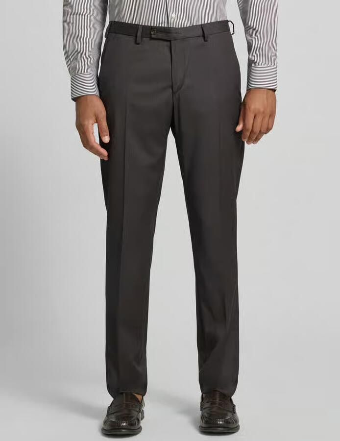 Digel Slim fit pantalon met persplooien model 'Move Apollo' - Foto 2