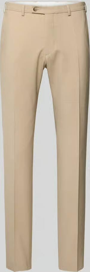 Digel slim fit pantalon van scheerwolmix met paspelzakken achter model 'Apollo' - Foto 2