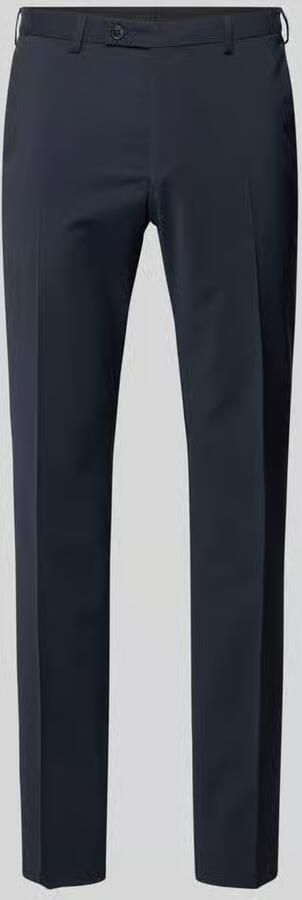 Digel slim fit pantalon van scheerwolmix met paspelzakken achter model 'Apollo' - Foto 2