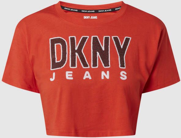 DKNY Jeans Kort T-shirt met logo