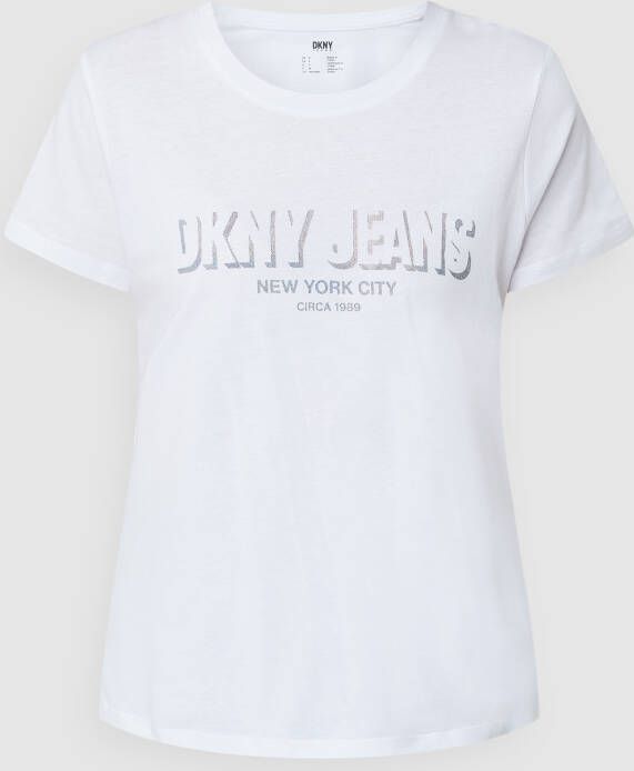 DKNY Jeans T-shirt met logoprint