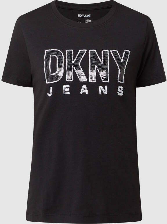 DKNY Jeans T-shirt met modal