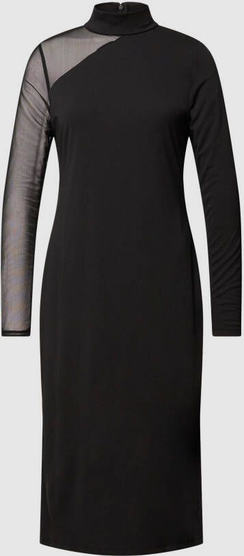 DKNY Midi-jurk met opstaande kraag model 'MOCK'