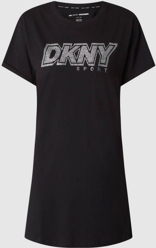 DKNY PERFORMANCE Shirtjurk met logo van strass-steentjes