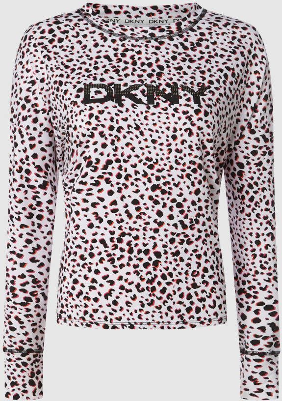 DKNY Shirt met lange mouwen met all-over motief