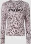 DKNY Shirt met lange mouwen met all-over motief - Thumbnail 1