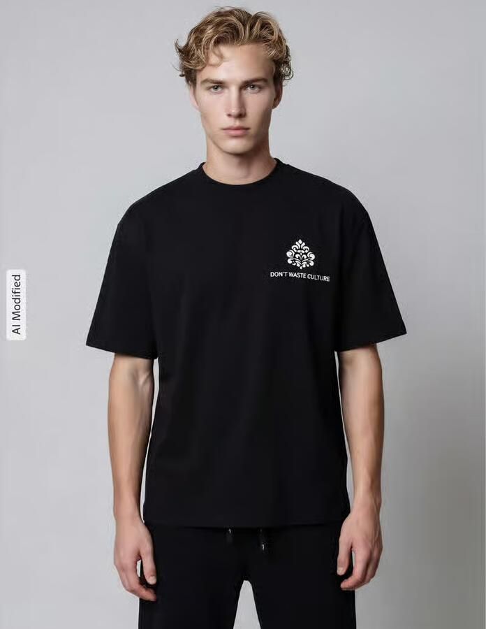 Don´t Waste Culture boxy fit t-shirt van pure katoen model 'Azemari' - Foto 2