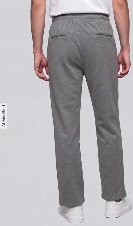 Don´t Waste Culture Loose fit joggingbroek van puur katoen model 'LINO' - Foto 3