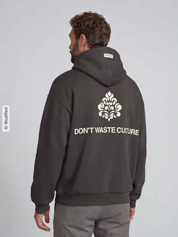 Don´t Waste Culture oversized hoodie van katoenmix model 'PURO'