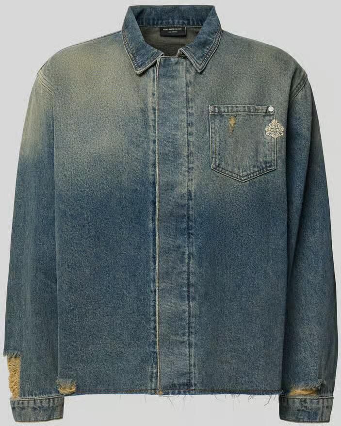 Don´t Waste Culture Regular fit jeanshemd van katoen