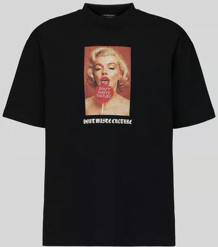Don´t Waste Culture Regular fit t-shirt van puur katoen model 'ARLOI'