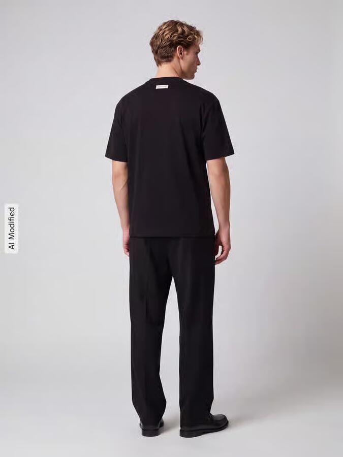 Don´t Waste Culture Regular fit t-shirt van puur katoen model 'ARLOI' - Foto 3