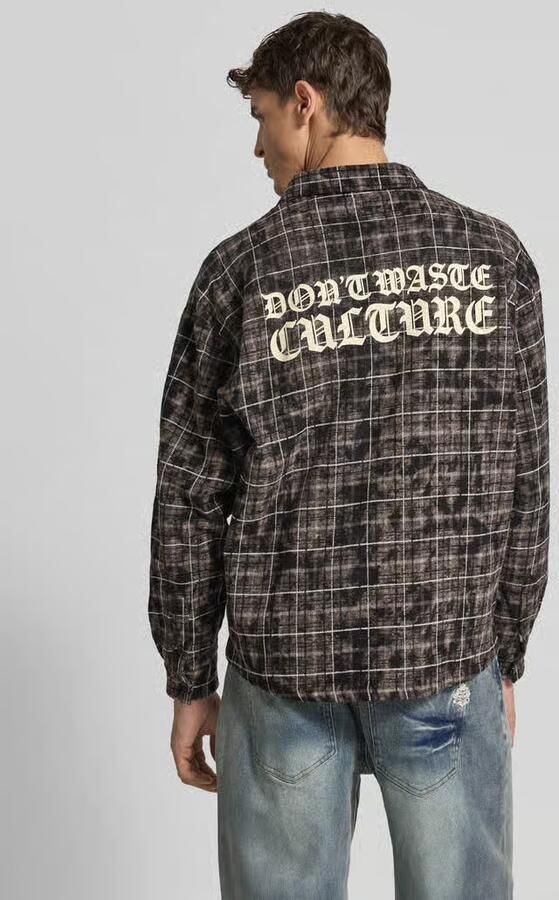 Don´t Waste Culture Regular fit vrijetijdsoverhemd met labelprint - Foto 3
