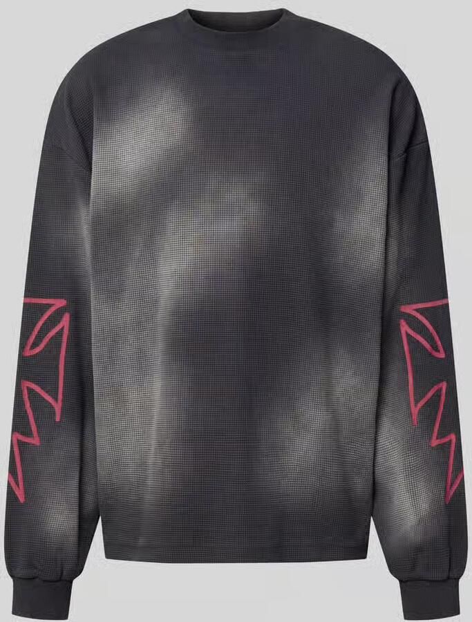 Don´t Waste Culture relaxed fit sweatshirt van katoenmix model 'ROMIYA'