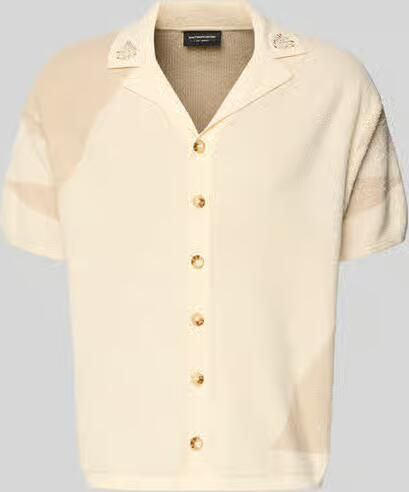 Don´t Waste Culture Relaxed fit vrijetijdshemd in brei-look