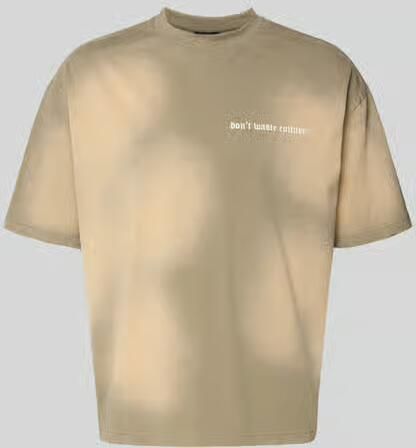 Don´t Waste Culture T-shirt met labelprint