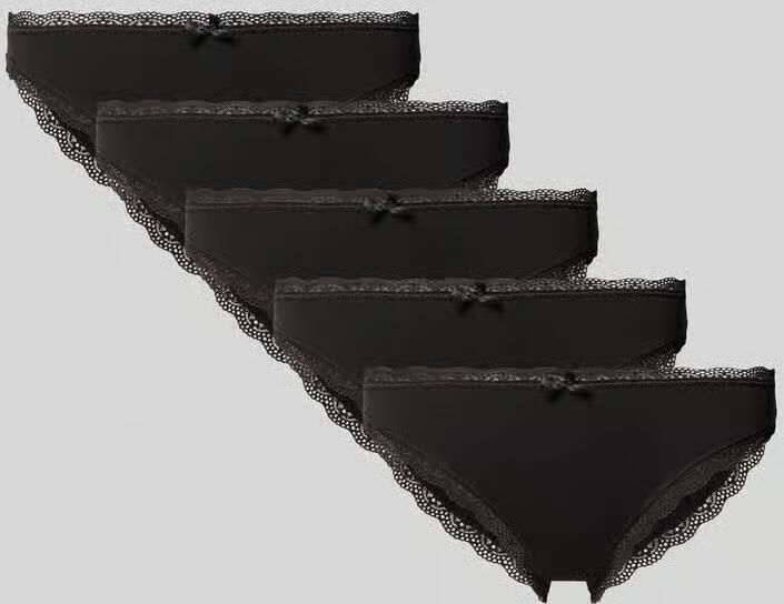 Dorina slim fit slip van katoenmix in set van 5