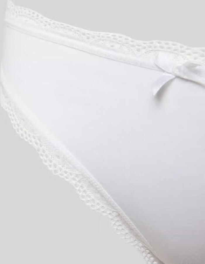 Dorina Slip met strikdetail in een set van 3 stuks
