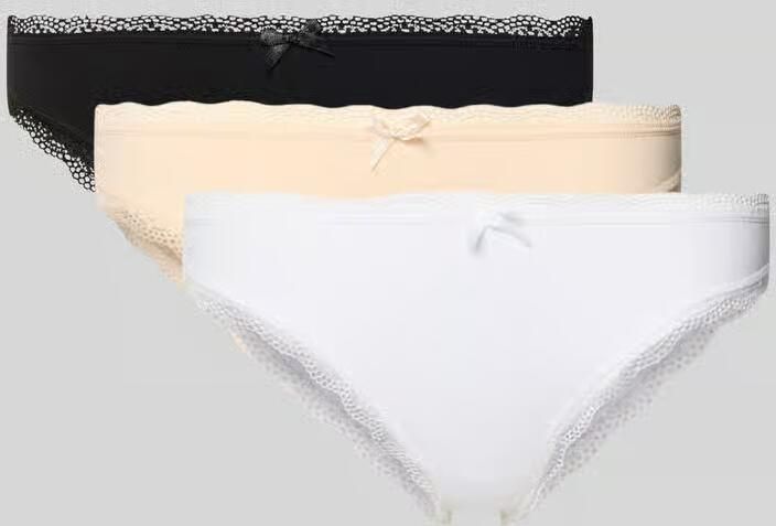 Dorina Slip met strikdetail in een set van 3 stuks - Foto 2