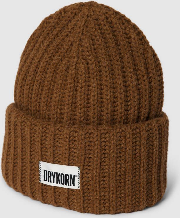 Drykorn Beanie met labelpatch