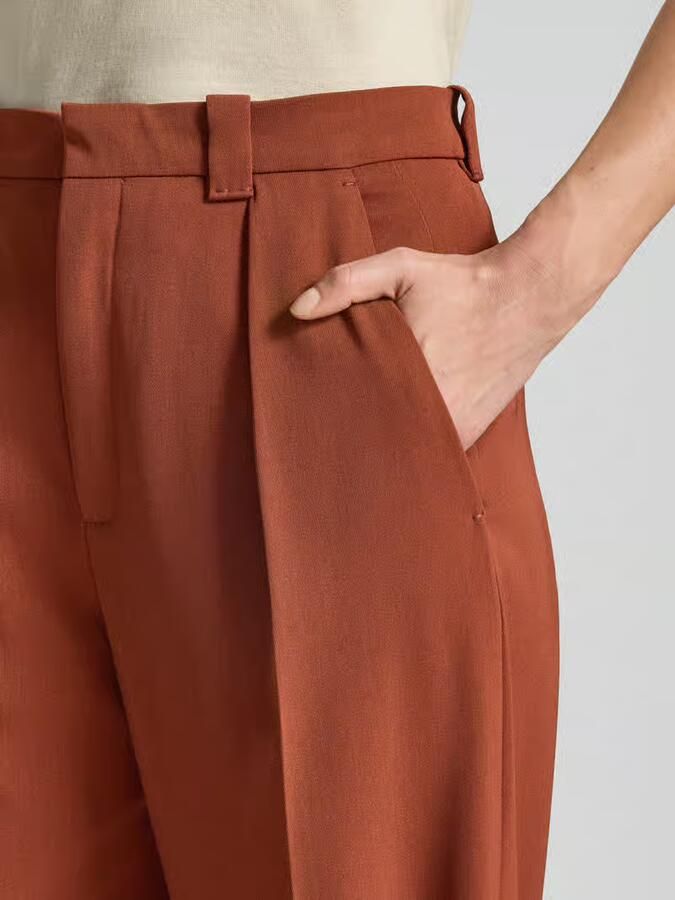 Drykorn bandplooibroek met achterzakken model 'ADUCT'
