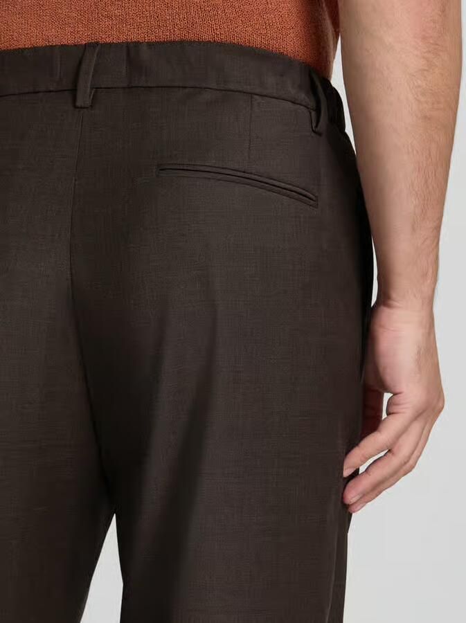 Drykorn Bandplooibroek met achterzakken model 'MARYKO'