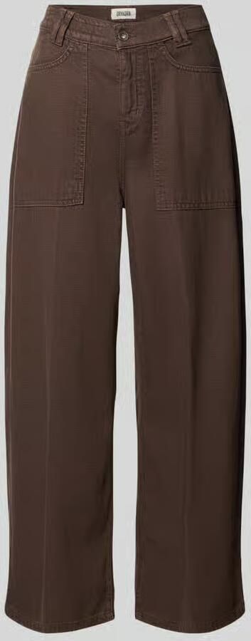 Drykorn barrel fit broek met steekzakken model 'DERIVE'
