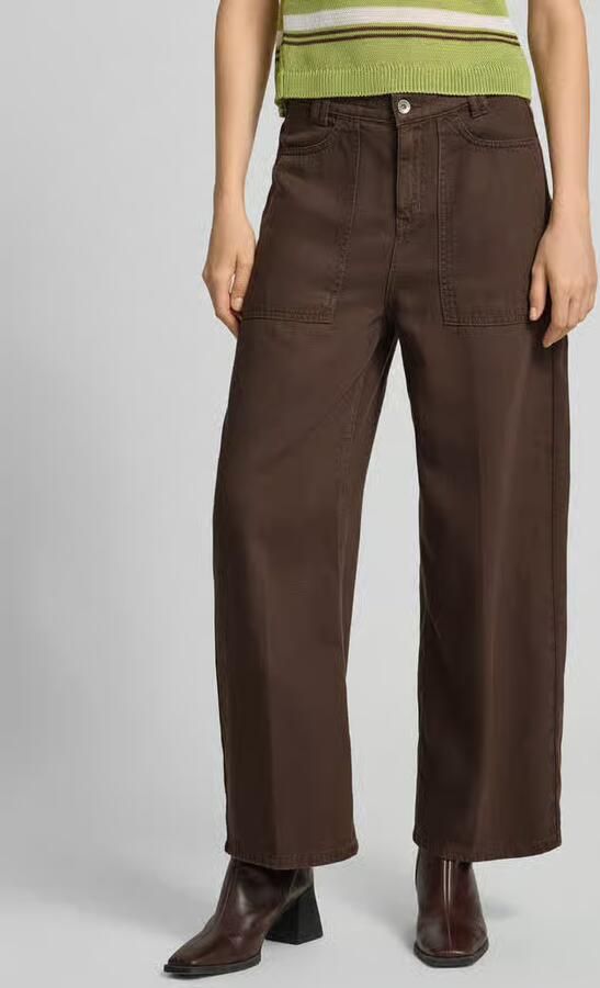 Drykorn barrel fit broek met steekzakken model 'DERIVE' - Foto 3