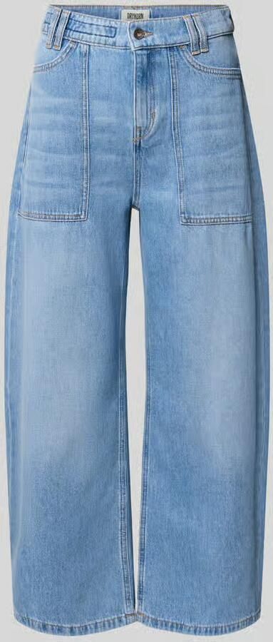 Drykorn barrel fit jeans met opgestikte zakken model 'DERIVE'