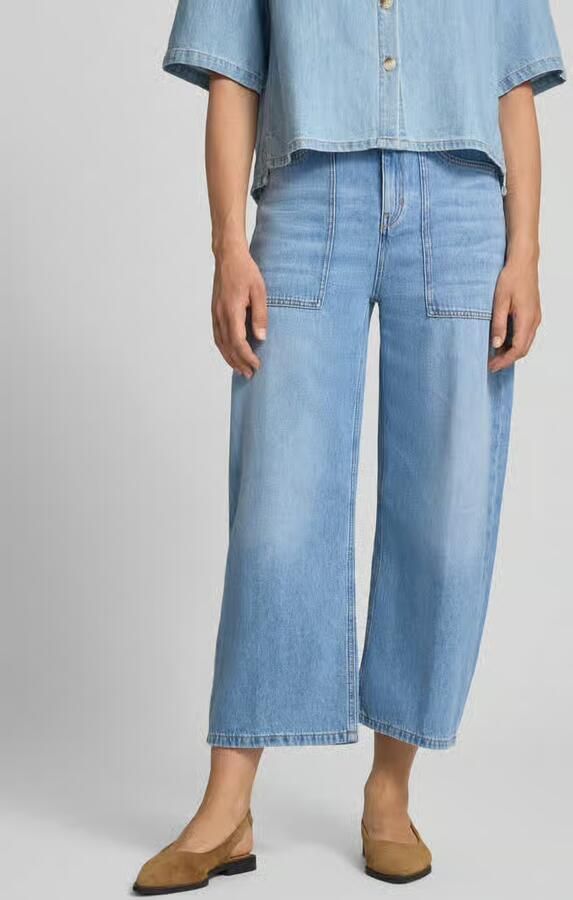 Drykorn barrel fit jeans met opgestikte zakken model 'DERIVE' - Foto 3