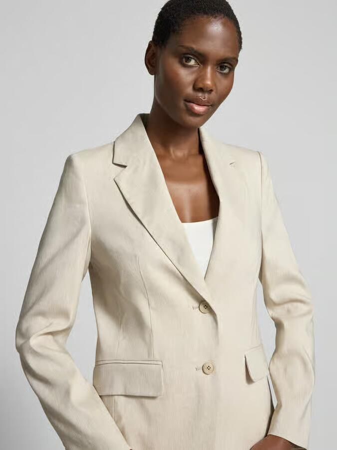 Drykorn Blazer van linnenmix met klepzakken model 'BUNDREY'