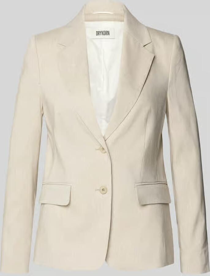 Drykorn Blazer van linnenmix met klepzakken model 'BUNDREY' - Foto 2