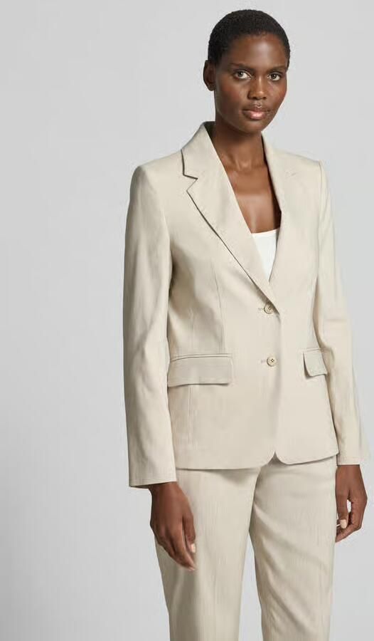 Drykorn Blazer van linnenmix met klepzakken model 'BUNDREY' - Foto 4