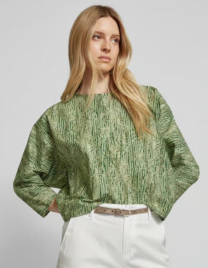 Drykorn Blouse met 3 4-mouwen model 'NIALINI'