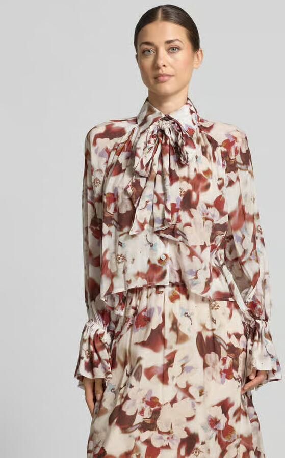 Drykorn Blouse met strik model 'VAELIE' - Foto 4